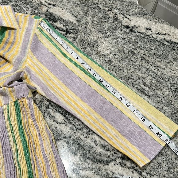 NWT Zara size large dress, with Ruchin on the bottom that is stretchy. - Picture 8 of 10